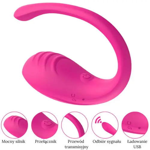 Wibrator G-Spot 9 Prędkości – Sterowany Aplikacją, Masażer Analny, Stymulator do Noszenia
