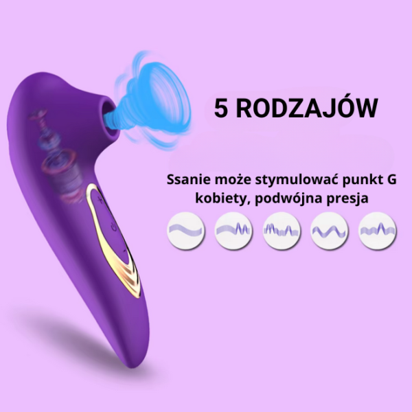 Silikonowy Wibrator Ssący Pingwinek – stymulator łechtaczki z technologią ssania