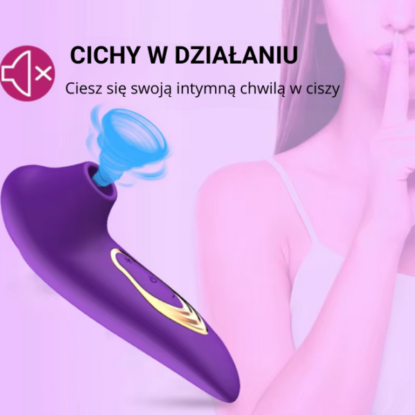 Silikonowy Wibrator Ssący Pingwinek – stymulator łechtaczki z technologią ssania