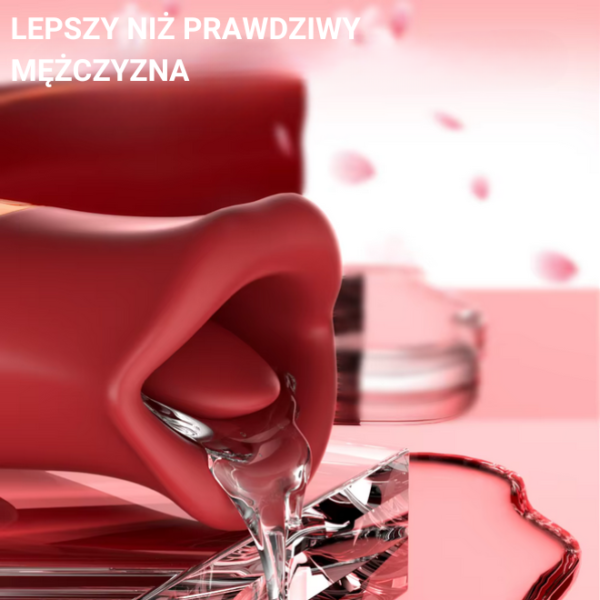 Wibrator Lizanie Ust – stymulator łechtaczki z 10 trybami kąsania